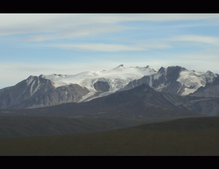 Alaska glaciers are increasing in number as large glaciers melt into smaller glaciers. This is one of the factors that make counting Alaska glaciers difficult. Ned Rozell photo.