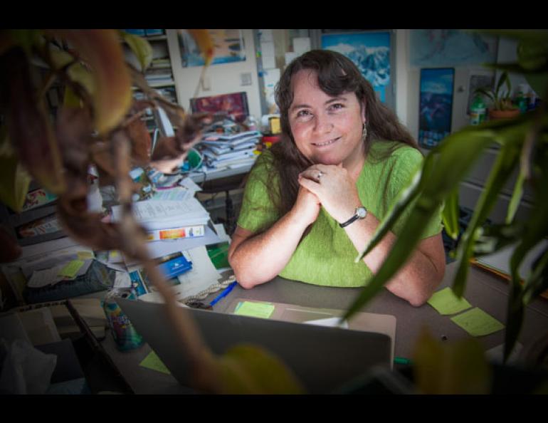 Cathy Cahill is the new director of the Alaska Center for Unmanned Aircraft. Photo by Todd Paris.