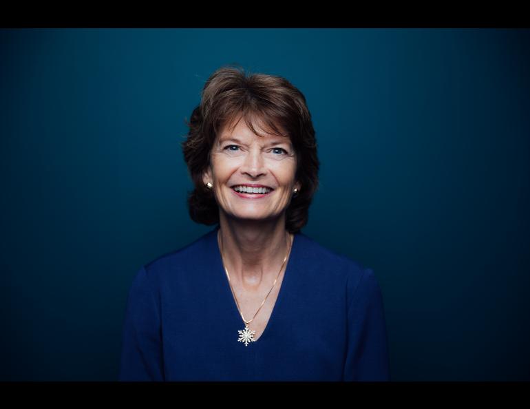 Alaska Sen. Lisa Murkowski featured GI scientists Mike West and David Fee on her podcast. Photo from the office of Lisa Murkowski.