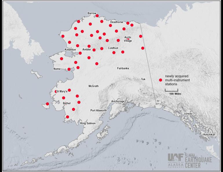 Sensors will sustain Alaska earthquake and weather data