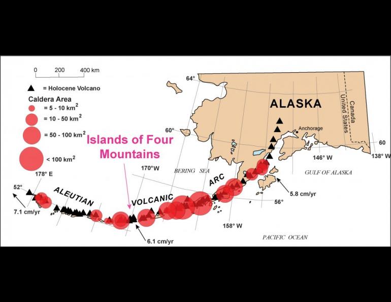 aleutian islands map