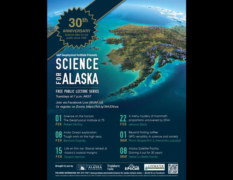 2022 Science for Alaska Lecture Series lineup