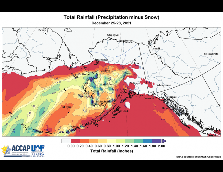 Alaska sees record December warmth and winter rains - ArcticToday