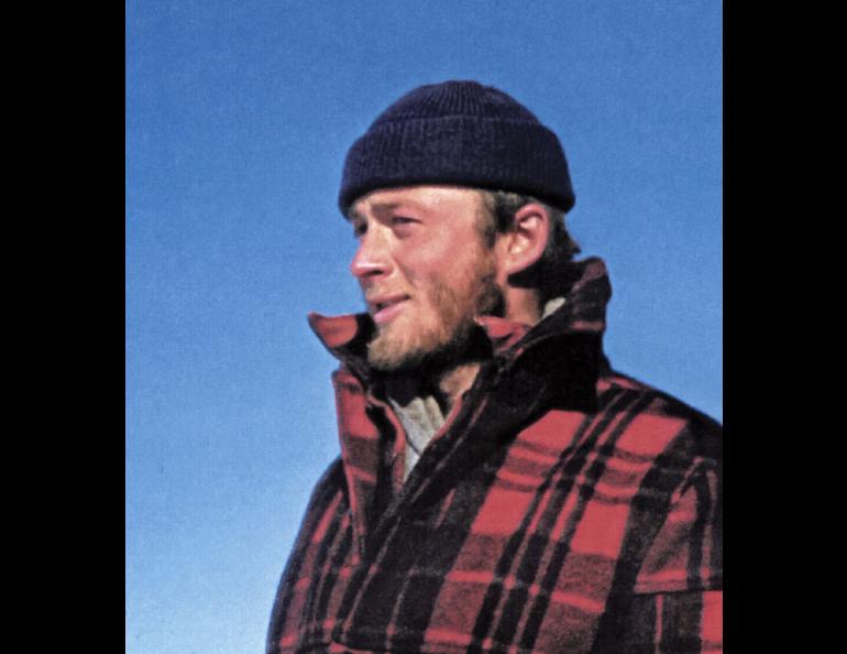 Carl Benson on one of his Greenland traverses in 1953.