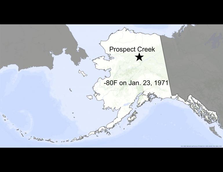 Alaska's all-time cold record turns 50