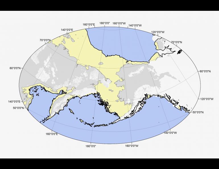 Was The Bering Land Bridge A Good Place To Live Geophysical Institute   Land%2520bridge 