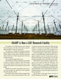 HAARP is now a UAF Research Facility article. 