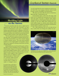 Article on the aurora.