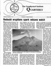 Redoubt eruptions spark volcano watch article