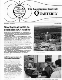 Geophysical Institute dedicates SAR facility